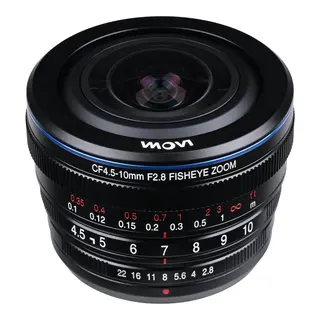 Laowa 4.5-10mm f/2.8 CF Zoom Fisheye For Fuji X-mount. Manuell fokus. APS-C