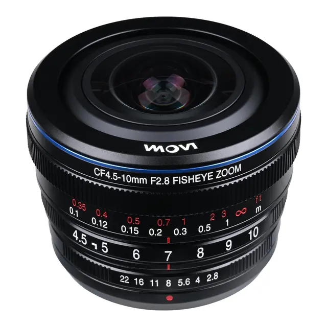 Laowa 4.5-10mm f/2.8 CF Zoom Fisheye For Fuji X-mount. Manuell fokus. APS-C 