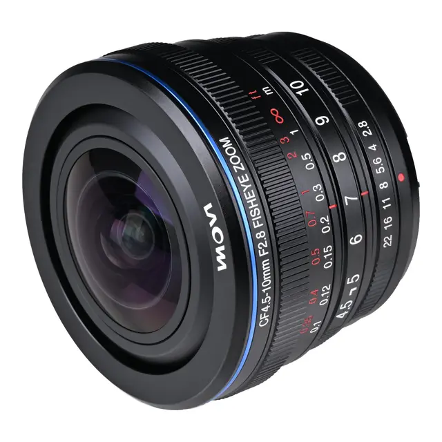 Laowa 4.5-10mm f/2.8 CF Zoom Fisheye For Fuji X-mount. Manuell fokus. APS-C 