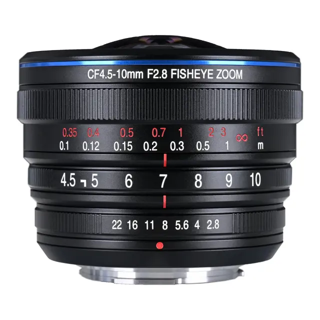 Laowa 4.5-10mm f/2.8 CF Zoom Fisheye For MFT. Manuell fokus. APS-C 