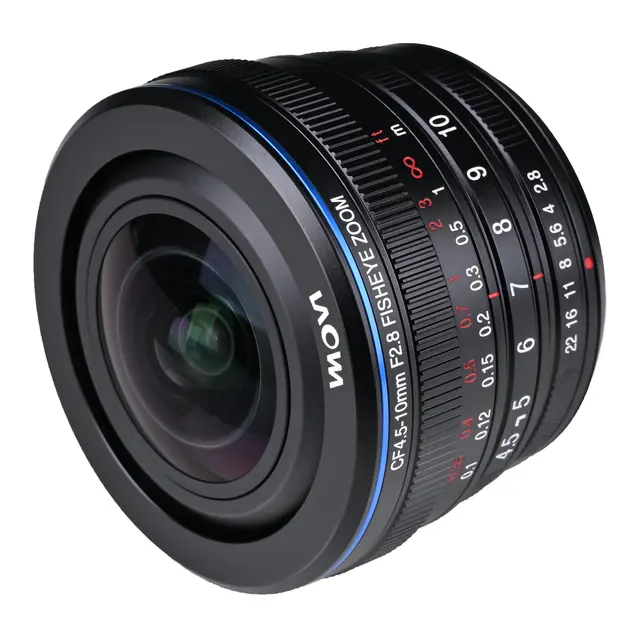 Laowa 4.5-10mm f/2.8 CF Zoom Fisheye For MFT. Manuell fokus. APS-C 