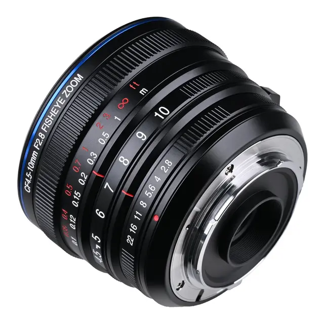 Laowa 4.5-10mm f/2.8 CF Zoom Fisheye For MFT. Manuell fokus. APS-C 
