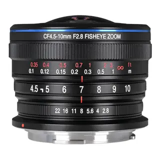 Laowa 4.5-10mm f/2.8 CF Zoom Fisheye For Canon RF-mount. Manuell fokus. APS-C
