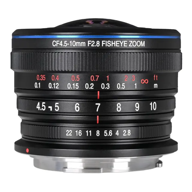 Laowa 4.5-10mm f/2.8 CF Zoom Fisheye For Canon RF-mount. Manuell fokus. APS-C 