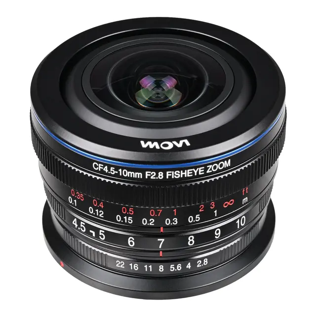 Laowa 4.5-10mm f/2.8 CF Zoom Fisheye For Canon RF-mount. Manuell fokus. APS-C 