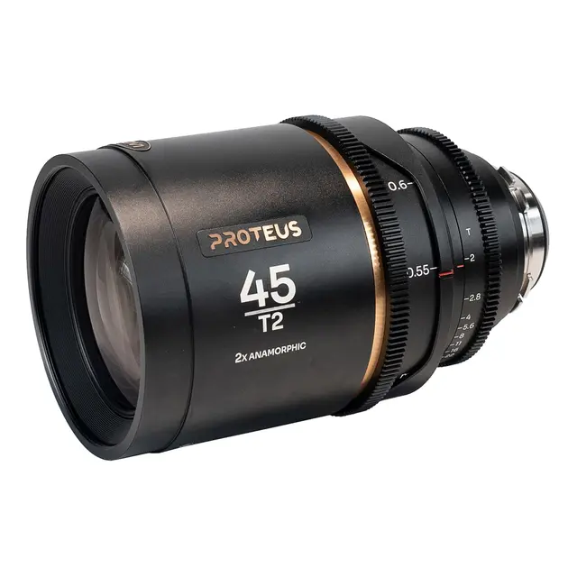 Laowa Proteus 2X Anamorphic 45mm T2 (Cine) Arri PL (Default) + EF. Amber. 
