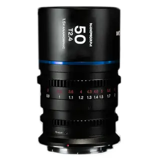 Laowa Nanomorph 50mm T2.4 1.5X S35 (Cine) MFT. Blue