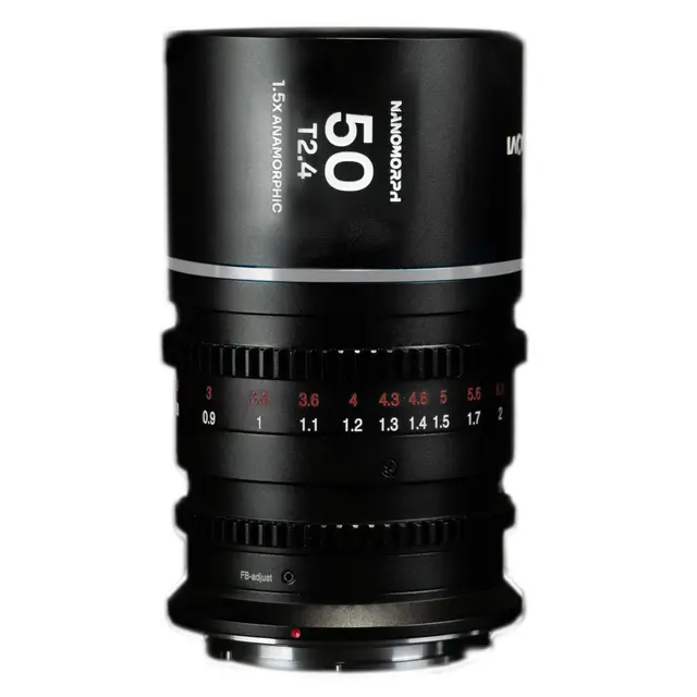 Laowa Nanomorph 50mm T2.4 1.5X S35 (Cine) MFT. Silver 