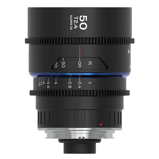 Laowa Nanomorph 50mm T2.4 1.5X S35 (Cine) Arri PL (Default) + EF. Blue 