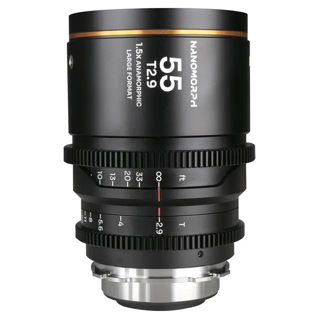 Laowa Nanomorph LF 55mm T2.9 1.5X Amber. Arri PL/Canon EF 