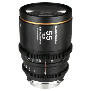 Laowa Nanomorph LF 55mm T2.9 1.5X Amber. Arri PL/Canon EF
