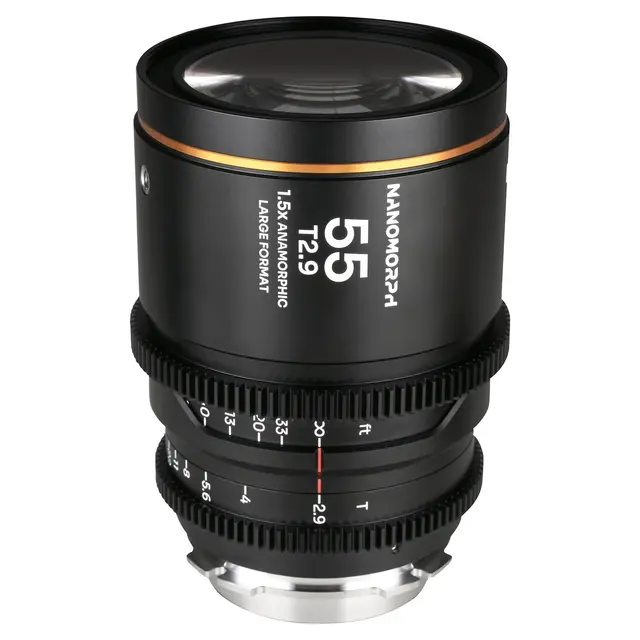 Laowa Nanomorph LF 55mm T2.9 1.5X Amber. Arri PL/Canon EF 