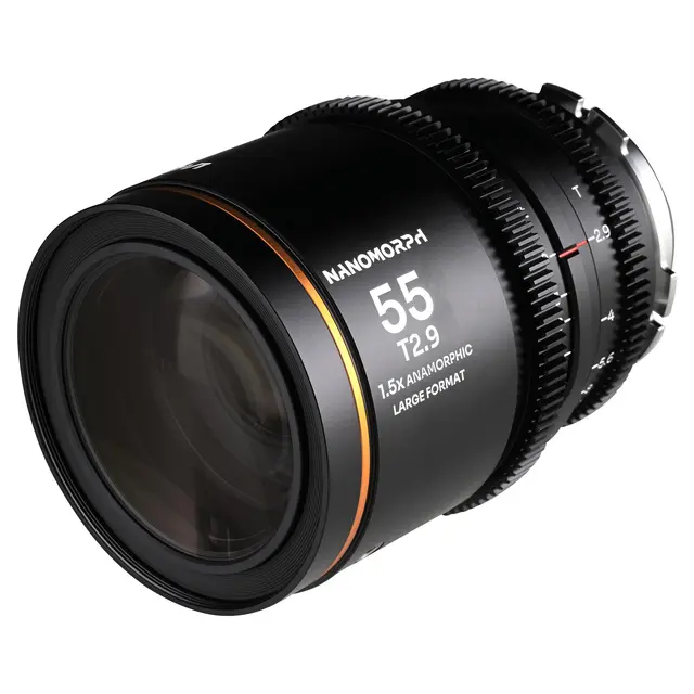 Laowa Nanomorph LF 55mm T2.9 1.5X Amber. Arri PL/Canon EF 