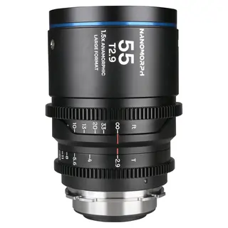 Laowa Nanomorph LF 55mm T2.9 1.5X Blue. Arri PL/Canon EF
