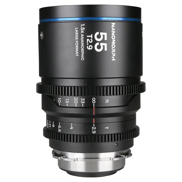 Laowa Nanomorph LF 55mm T2.9 1.5X Blue. Arri PL/Canon EF 