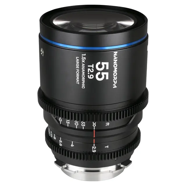 Laowa Nanomorph LF 55mm T2.9 1.5X Blue. Arri PL/Canon EF 