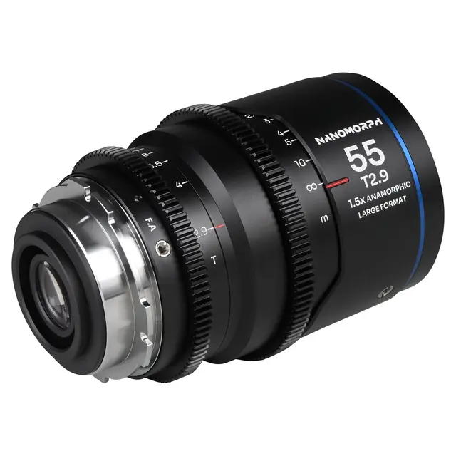 Laowa Nanomorph LF 55mm T2.9 1.5X Blue. Arri PL/Canon EF 