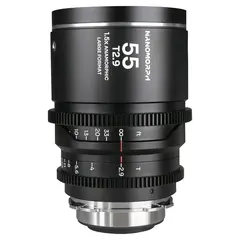 Laowa Nanomorph LF 55mm T2.9 1.5X Silver. Arri PL/Canon EF