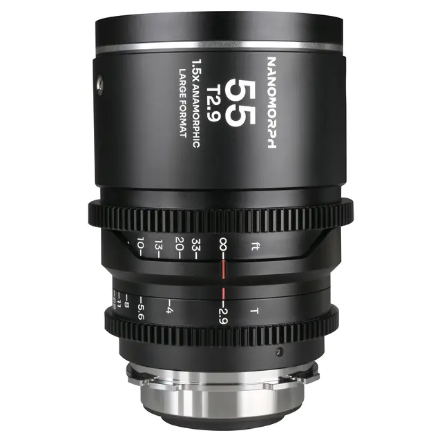 Laowa Nanomorph LF 55mm T2.9 1.5X Silver. Arri PL/Canon EF 