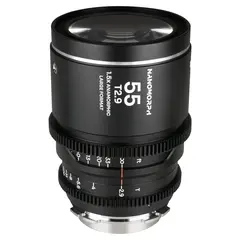 Laowa Nanomorph LF 55mm T2.9 1.5X Silver. Arri PL/Canon EF