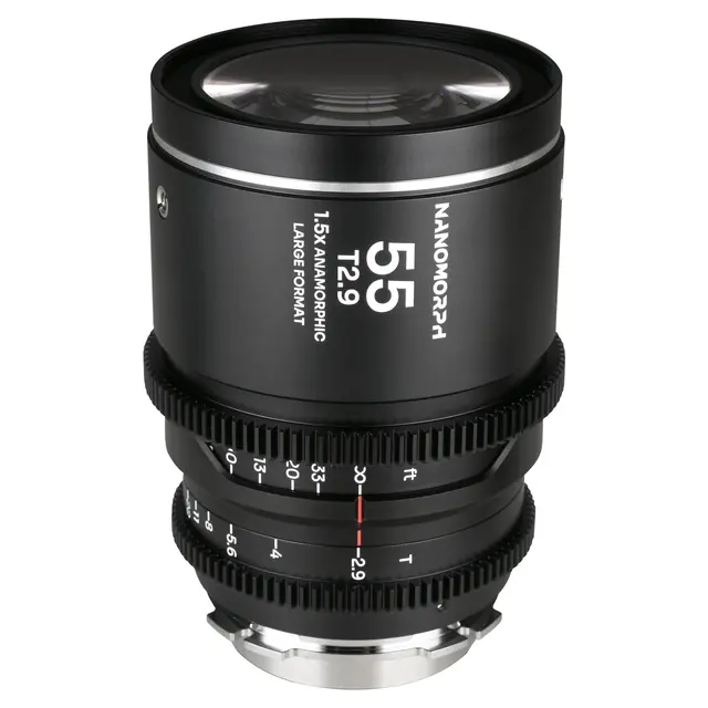 Laowa Nanomorph LF 55mm T2.9 1.5X Silver. Arri PL/Canon EF 