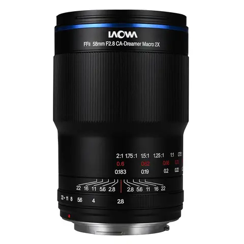Laowa 58mm f/2.8 2X Ultra Macro APO For Canon RF. Ø67mm