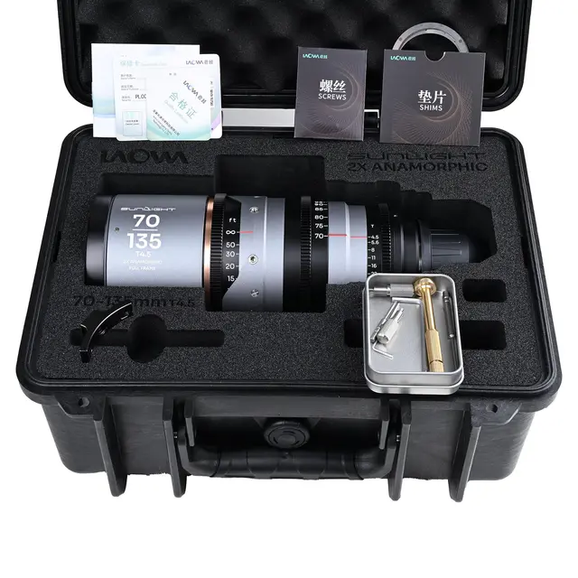 Laowa Sunlight 70-135mm T4.5 2x FF PL Anamorphic Zoom (Amber) Arri PL 