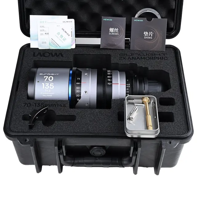 Laowa Sunlight 70-135mm T4.5 2x FF PL Anamorphic Zoom (Blue) Arri PL 