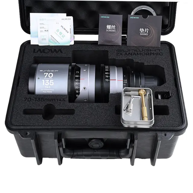 Laowa Sunlight 70-135mm T4.5 2x FF PL Anamorphic Zoom (Clear) Arri PL 