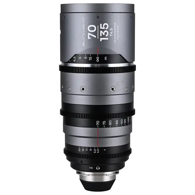 Laowa Sunlight 70-135mm T4.5 2x FF PL Anamorphic Zoom (Silver) Arri PL 