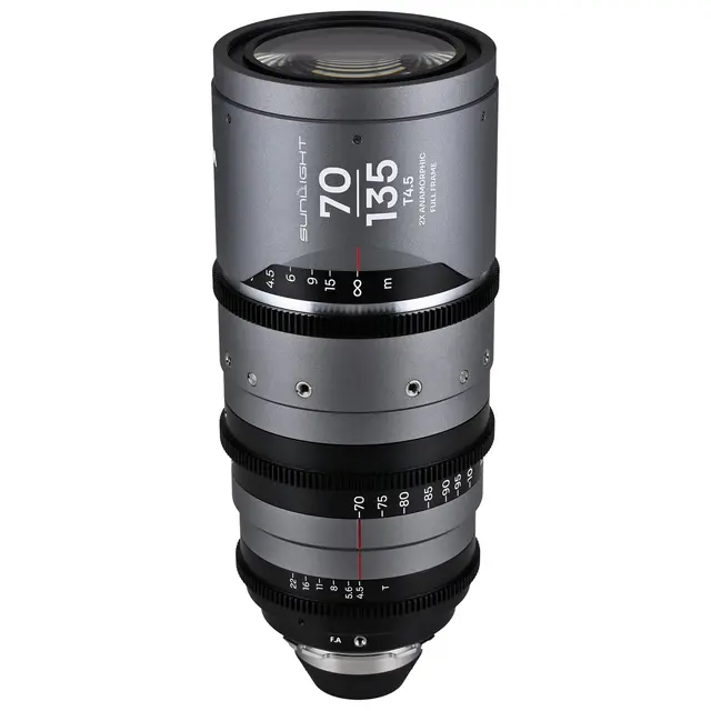 Laowa Sunlight 70-135mm T4.5 2x FF PL Anamorphic Zoom (Silver) Arri PL 