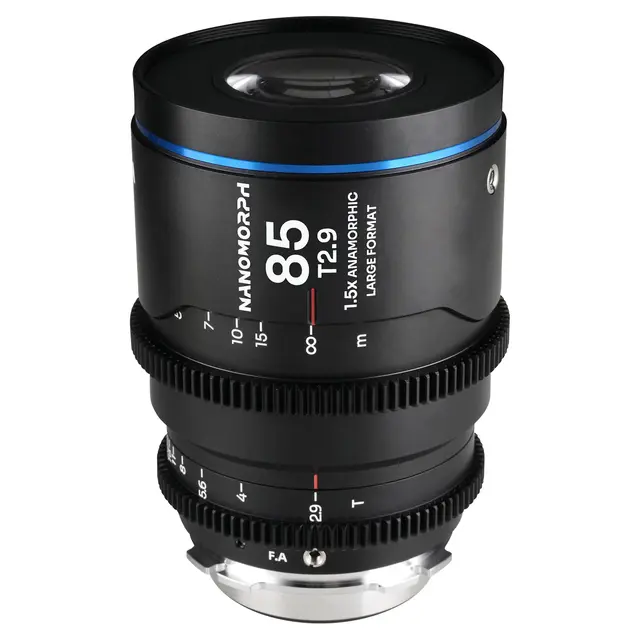 Laowa Nanomorph LF 85mm T2.9 1.5X Blue. Arri PL/Canon EF 