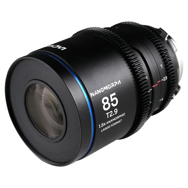 Laowa Nanomorph LF 85mm T2.9 1.5X Blue. Arri PL/Canon EF 