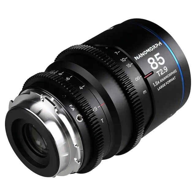 Laowa Nanomorph LF 85mm T2.9 1.5X Blue. Arri PL/Canon EF 