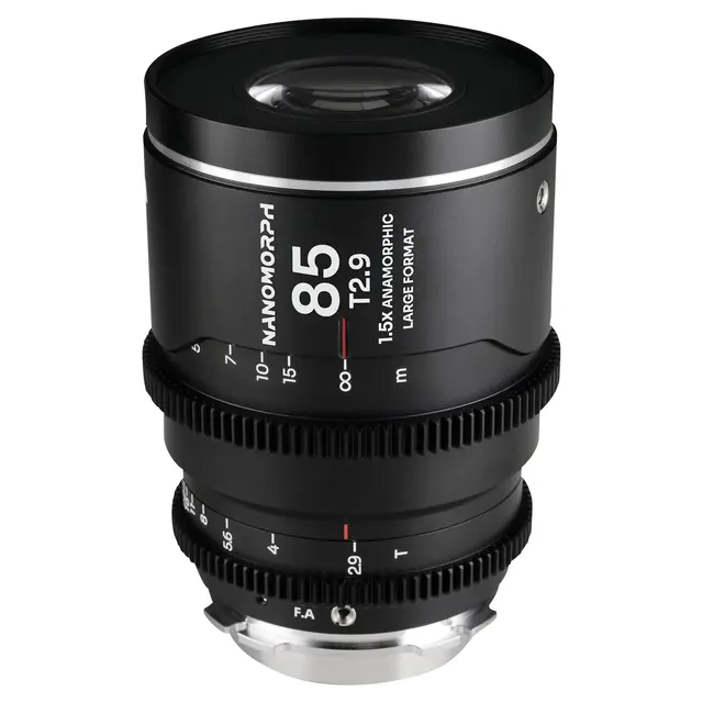 Laowa Nanomorph LF 85mm T2.9 1.5X Silver. Arri PL/Canon EF 