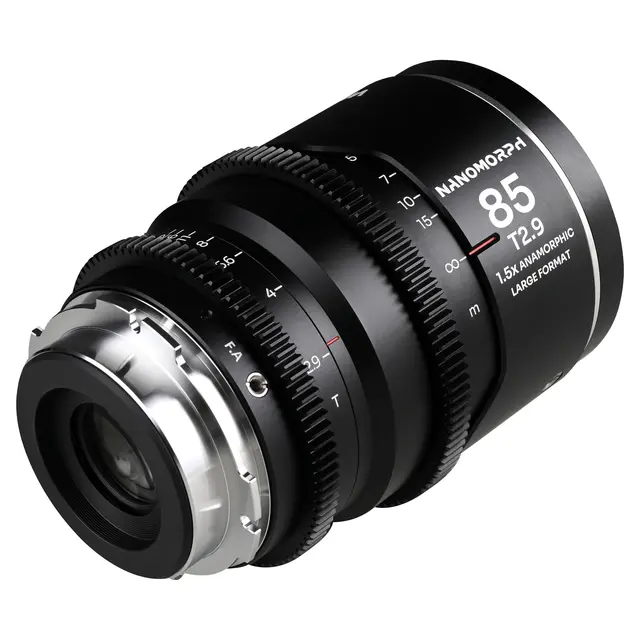 Laowa Nanomorph LF 85mm T2.9 1.5X Silver. Arri PL/Canon EF 