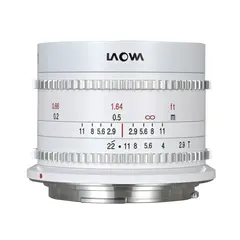 Laowa 9mm T2.9 Zero-D Cine White For Canon RF. Hvit