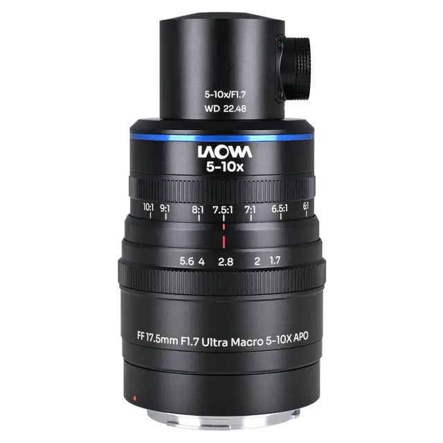 Laowa Aksen 17.5mm f/1.7 5-10X Coaxial Canon EF. Ultra Macro APO 
