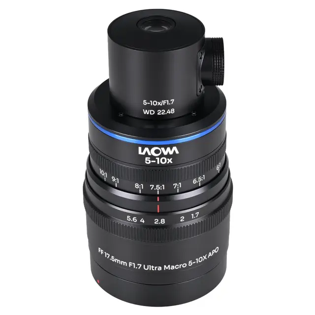 Laowa Aksen 17.5mm f/1.7 5-10X Coaxial Canon EF. Ultra Macro APO 