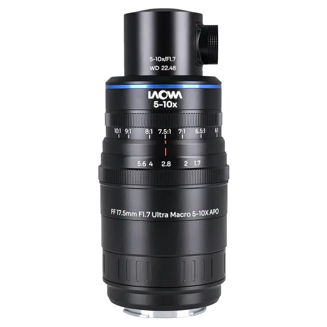 Laowa Aksen 17.5mm f/1.7 5-10X Coaxial Sony FE. Ultra Macro APO 