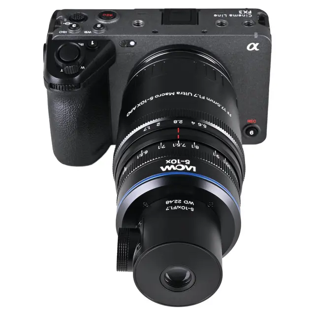 Laowa Aksen 17.5mm f/1.7 5-10X Coaxial Sony FE. Ultra Macro APO 