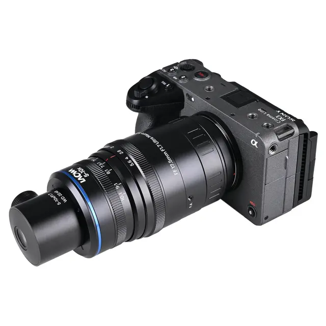 Laowa Aksen 17.5mm f/1.7 5-10X Coaxial Sony FE. Ultra Macro APO 