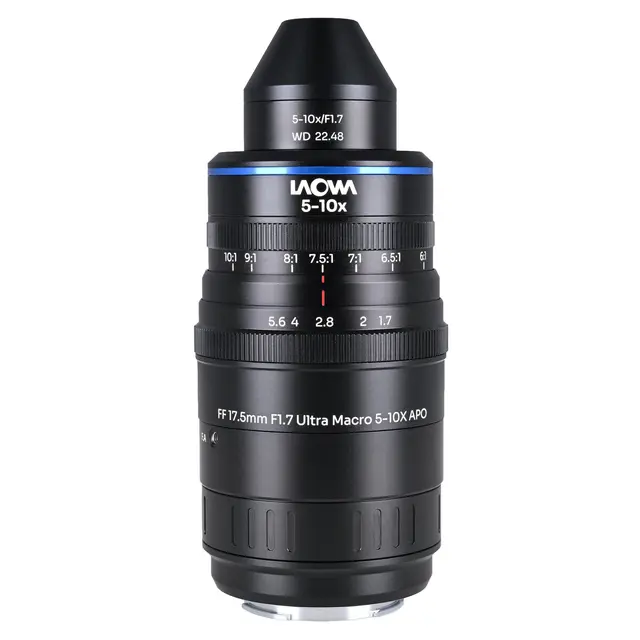 Laowa Aksen 17.5mm f/1.7 5-10X Sony FE. Ultra Macro APO 