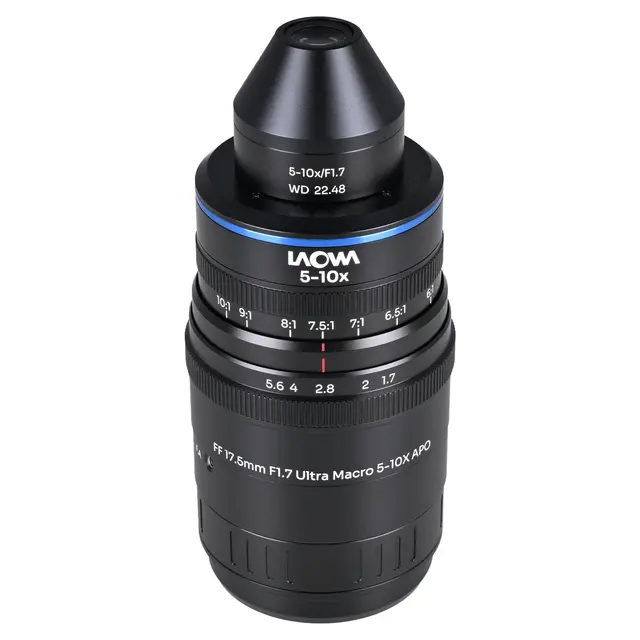 Laowa Aksen 17.5mm f/1.7 5-10X Sony FE. Ultra Macro APO 
