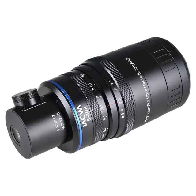 Laowa Aksen 17.5mm f/1.7 5-10X Coaxial L-mount. Ultra Macro APO 