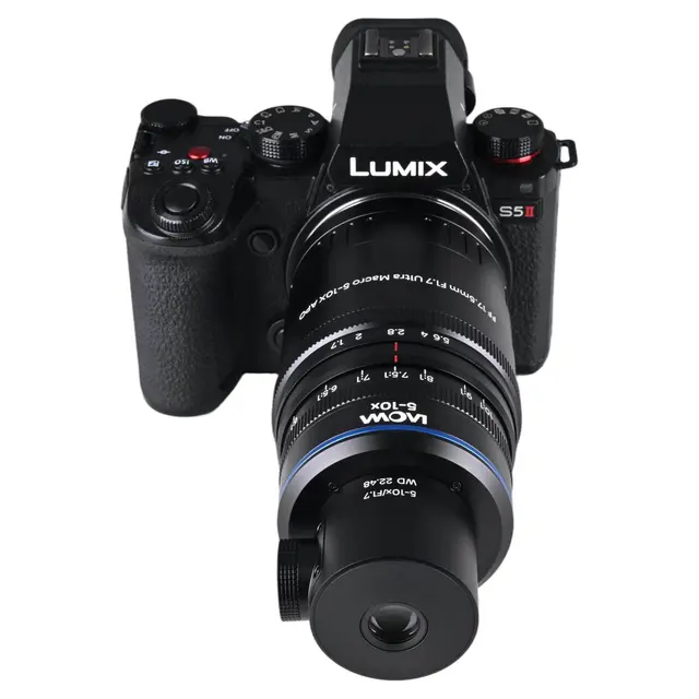Laowa Aksen 17.5mm f/1.7 5-10X Coaxial L-mount. Ultra Macro APO 