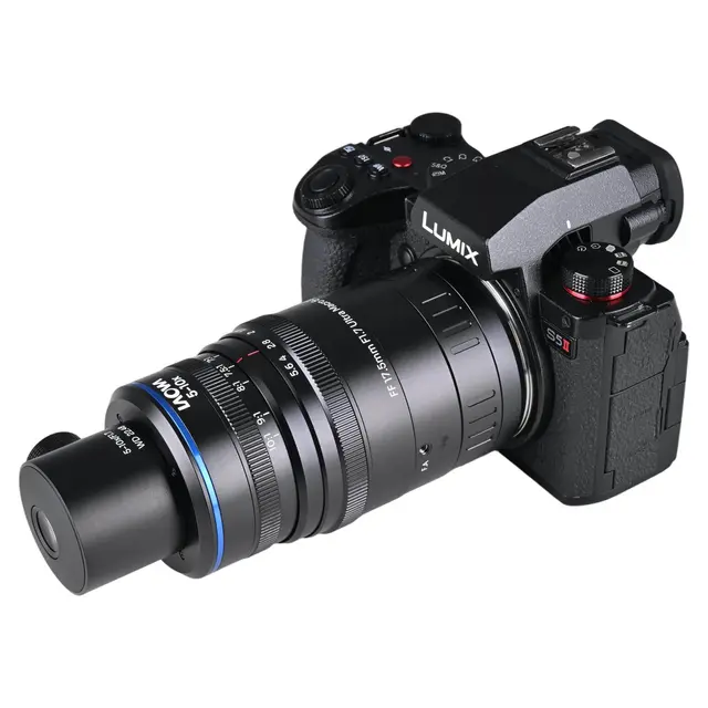 Laowa Aksen 17.5mm f/1.7 5-10X Coaxial L-mount. Ultra Macro APO 