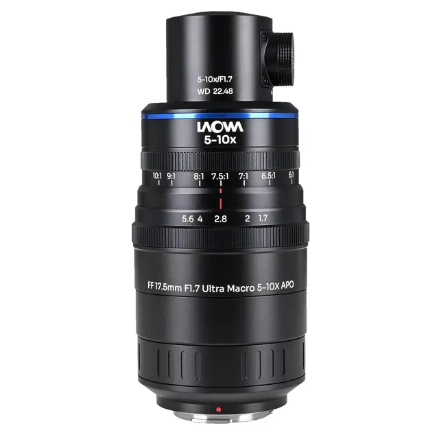 Laowa Aksen 17.5mm f/1.7 5-10X Coaxial MFT. Ultra Macro APO 
