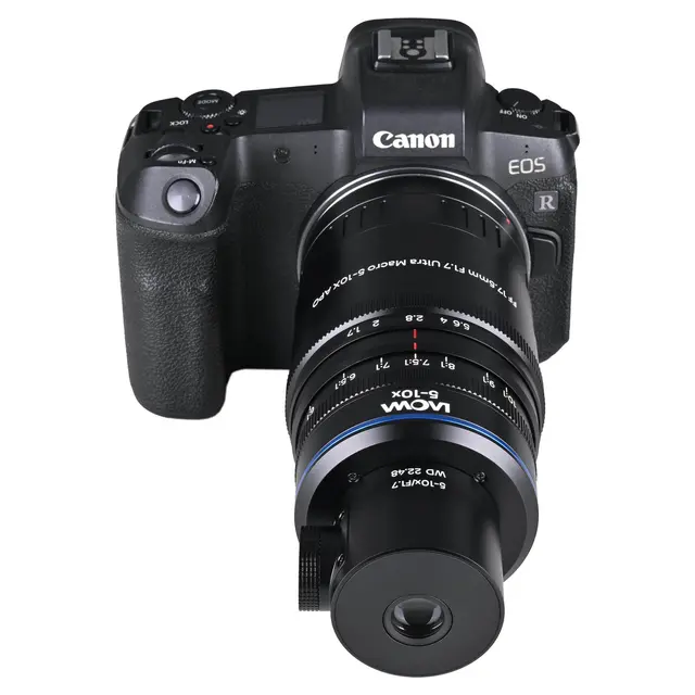 Laowa Aksen 17.5mm f/1.7 5-10X Coaxial Canon RF. Ultra Macro APO 