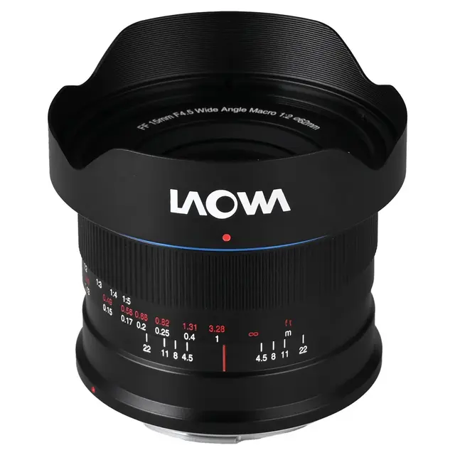 Laowa 15mm f/4.5 0.5x Wide Angle Macro For Canon EF. Auto-Aperture 